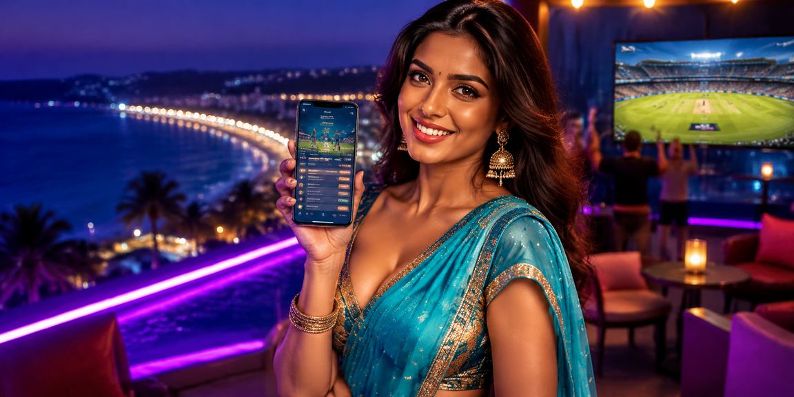 Mobile cricket betting enthusiast placing a wager in Goa